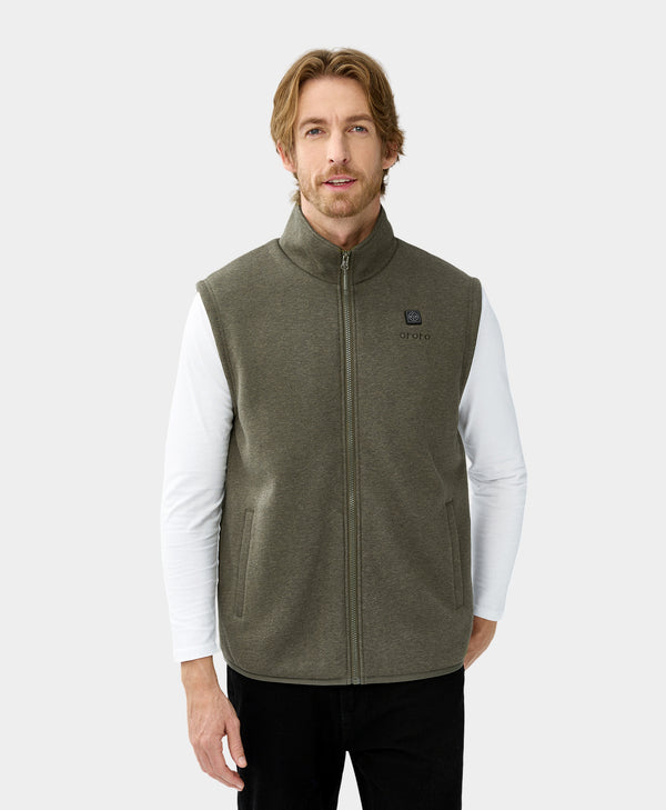 Ororo Men Heated Fleece Vest | Battery-Electric Heating | Ororo®