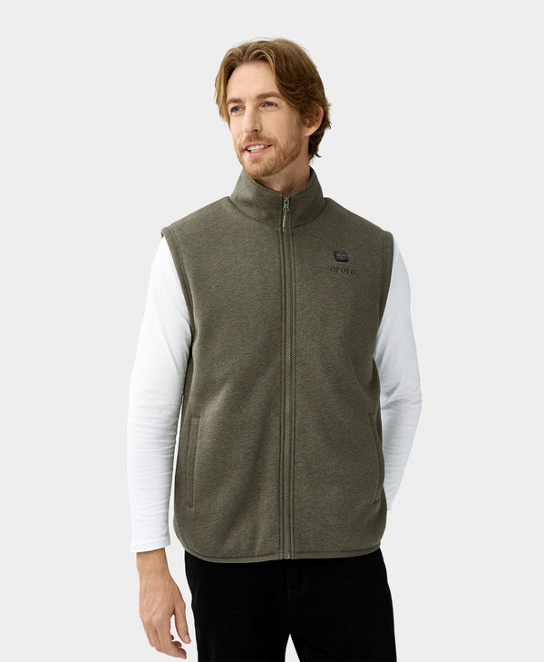 Ororo Men Heated Fleece Vest | Battery-Electric Heating | Ororo®