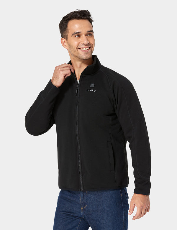 Ororo Men's Heated Fleece Jacket | 10 Hours Of Heat | Ororo®