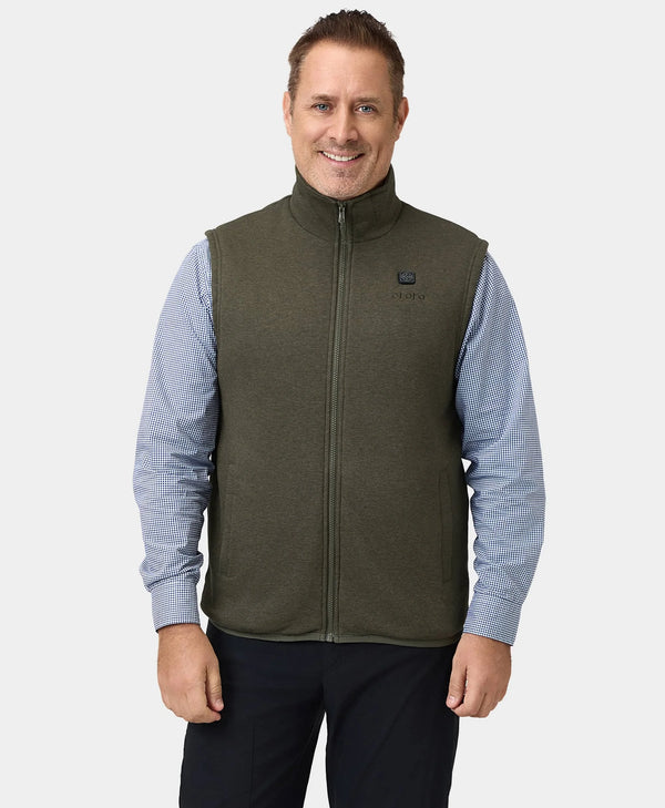 ororo Men's Heated Fleece Vest | Electric Heating | ororo®
