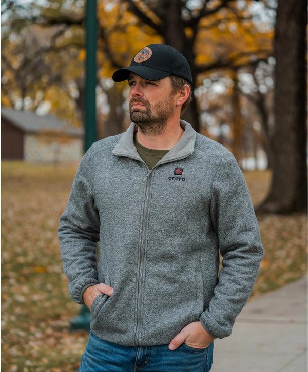 Ororo Men's Heated Full-Zip Fleece Jacket (2025)| Heated Jacket | Ororo®