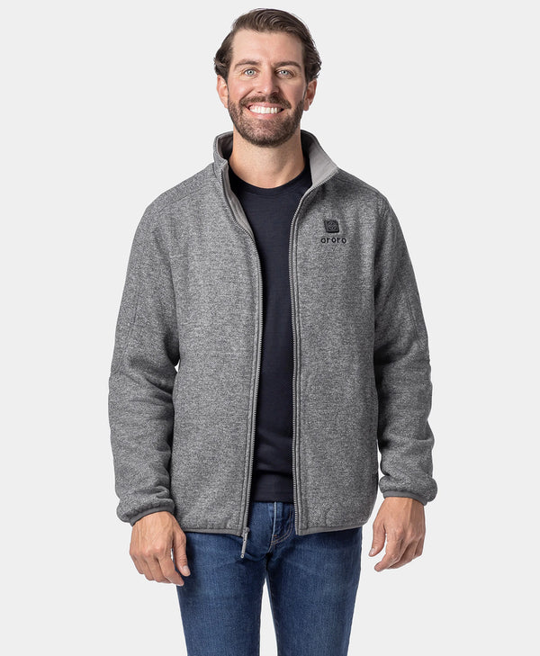 Ororo Men's Heated Full-Zip Fleece Jacket (2025)| Heated Jacket | Ororo®