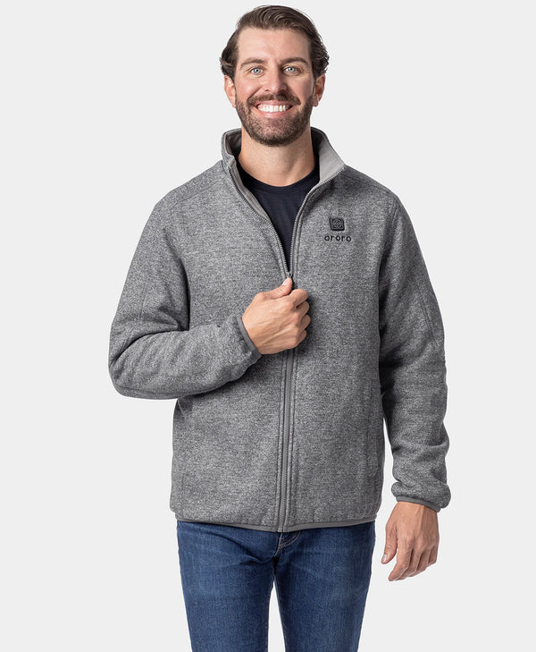 ororo Men's Heated Full-Zip Fleece Jacket (2025)| Heated Jacket | ororo®