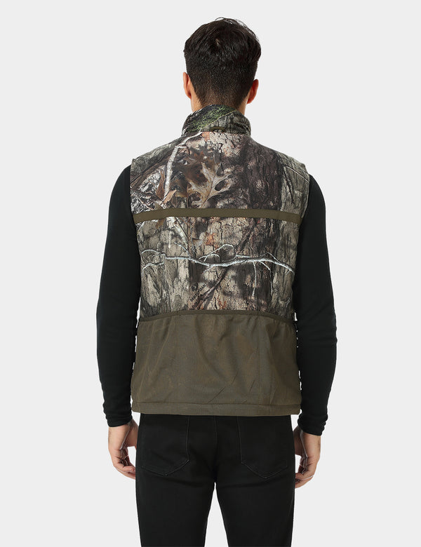 Ororo Men‘s Heated Hunting Vest - Camouflage Mossy Oak Country DNA