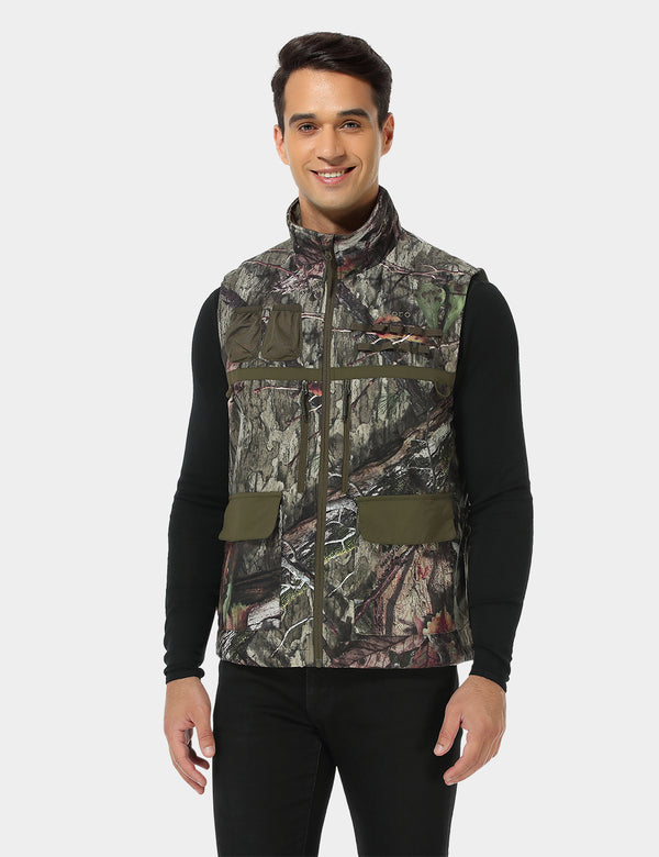 ororo Men‘s Heated Hunting Vest - Camouflage Mossy Oak Country DNA