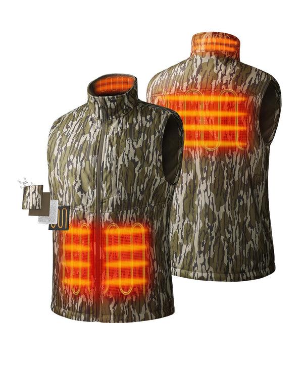 Ororo Men's Heated Hunting Vest | Mossy Oak Pattern | Ororo®