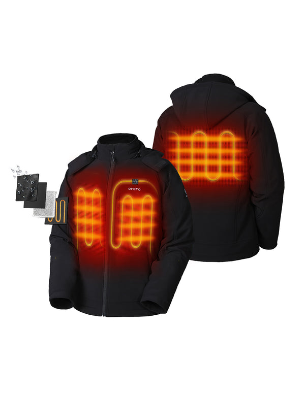 Ororo Men's Heated Jacket | Up To 10 Hours Of Warmth | Ororo®