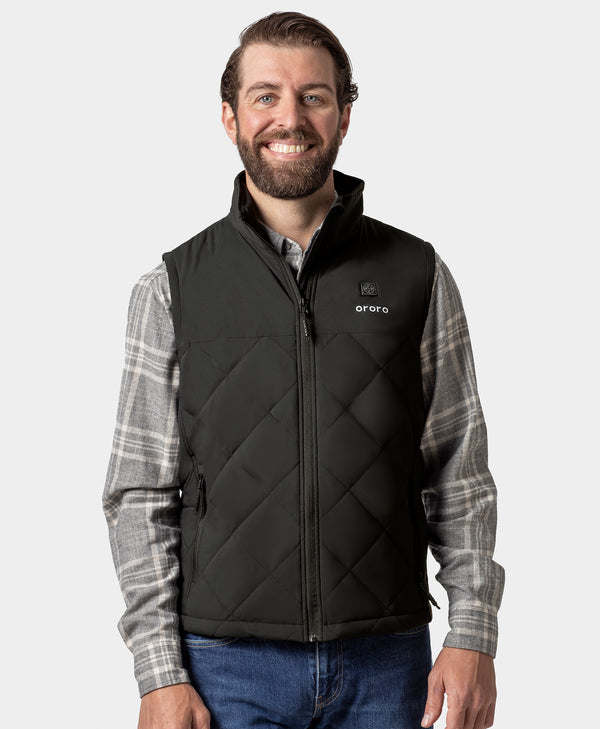 ororo Men's Heated Quilted Vest | Lightweight Warmth | ororo®