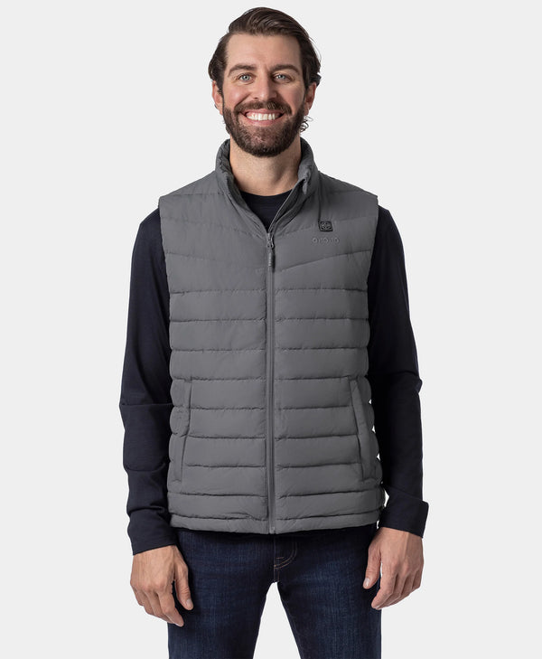 ororo Men's Lightweight Heated Down Vest | Battery Powered | ororo