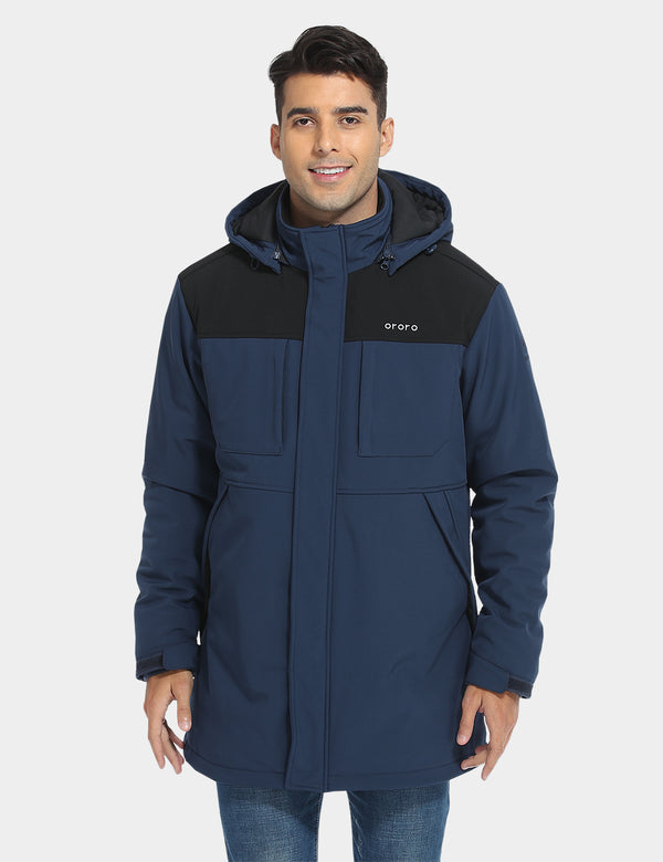 ororo Men's Thermolite® Heated Parka | Battery Heated Thermal Jacket | ORORO