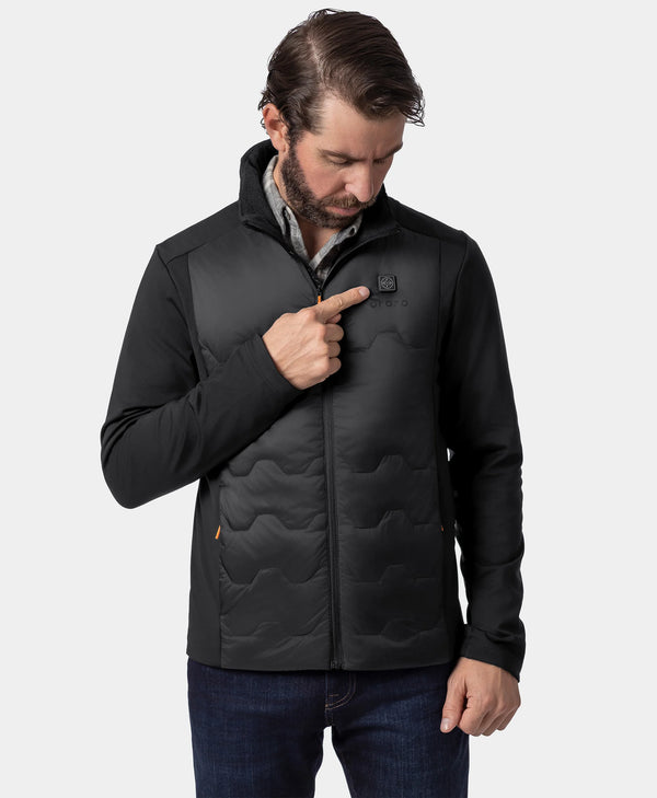 Ororo Men's Verbier 4-Zone Heated Down Jacket | Ororo