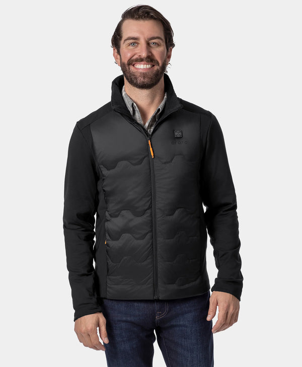 ororo Men's Verbier 4-Zone Heated Down Jacket | ororo