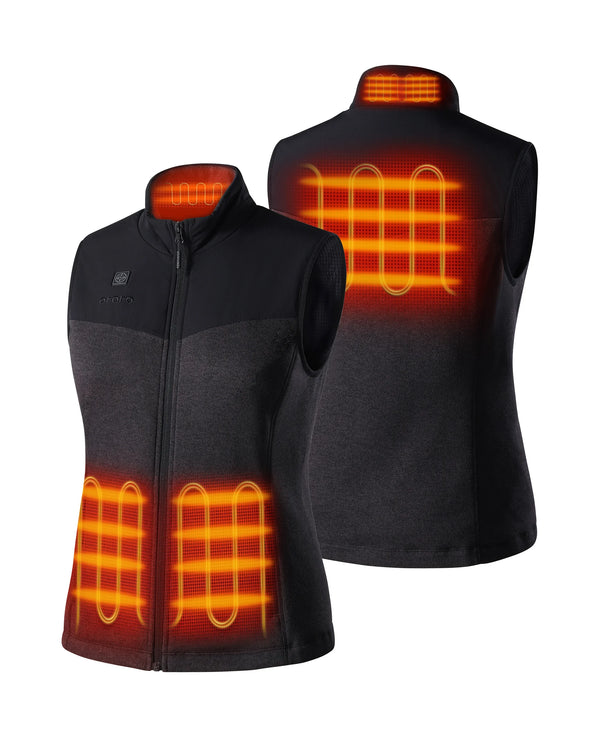 ororo (Open-box) Augusta Women's Heated Sweater Fleece Vest(Battery Set Not