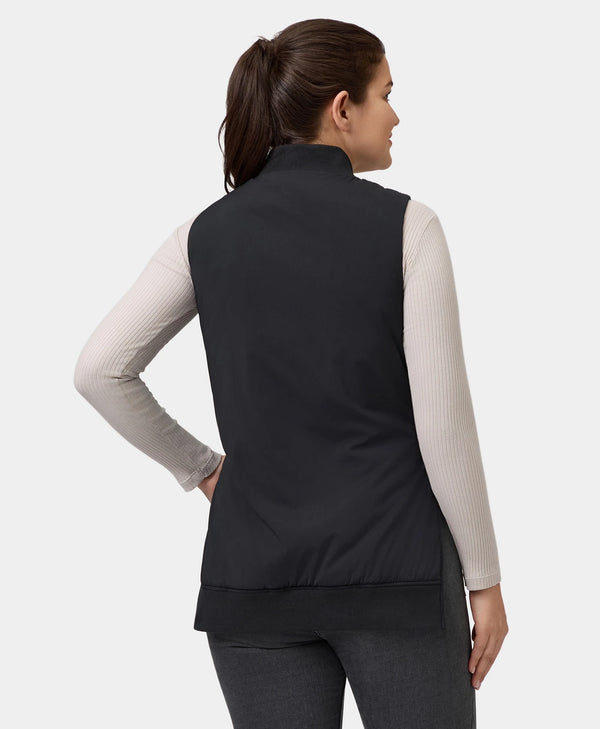 Ororo (Open-box) Blair Women's Heated Long Bomber Vest(Battery Set Not Inclu