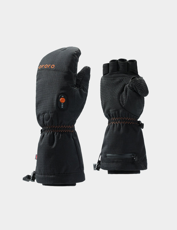 Ororo (Open-Box) Fargo Heated Flip Top Mittens - Unisex