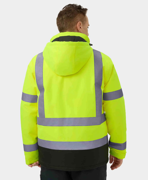 Ororo (Open-box) Flagstaff Men's Heated High-Visibility Jacket(Battery Set N