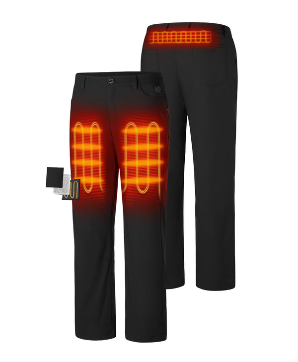 Ororo (Open-box) Hudson Men's 3-Zone Heated Casual Pants(Battery Set Not Inc