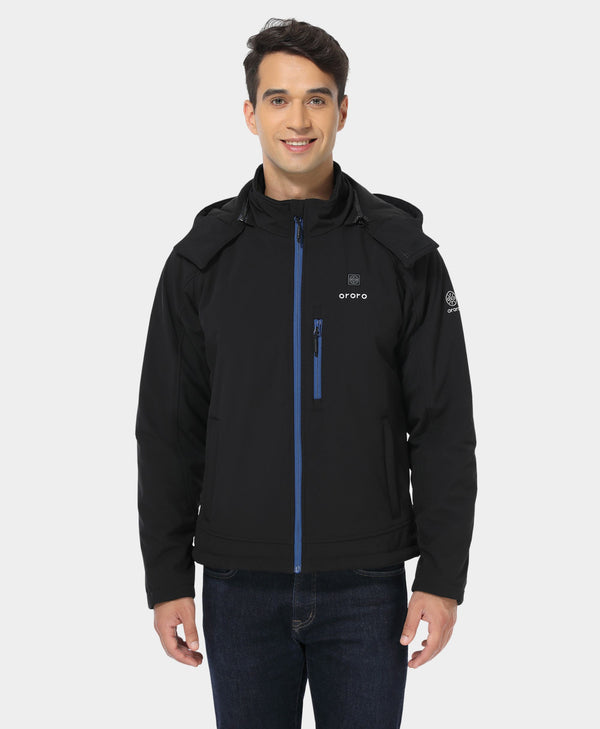 Ororo (Open-Box) Men's Classic Heated Jacket 2.0 With 4 Heating Zones (Batte