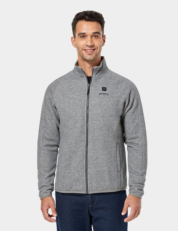 Ororo (Open-box) Men's Heated Fleece Jacket (Battery Set Not Included)