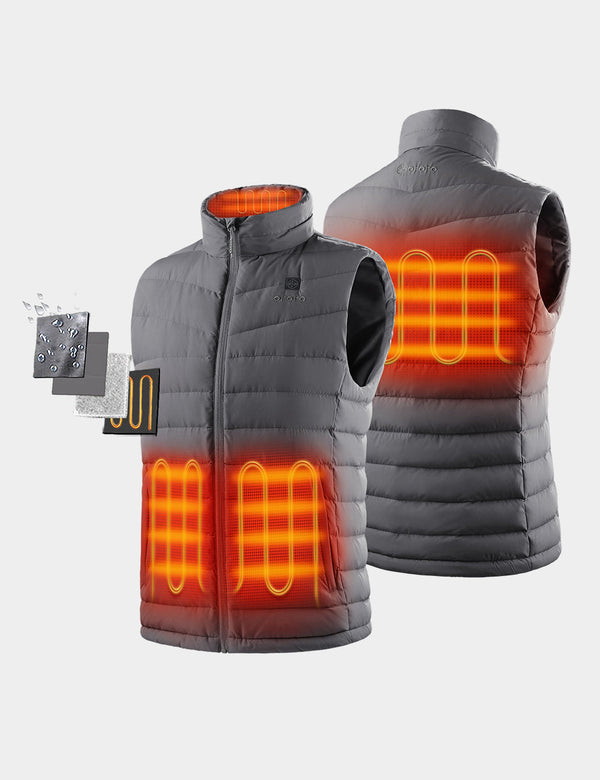 ororo (Open-box) Men's Heated Lightweight Down Vest (Battery Set Not Include