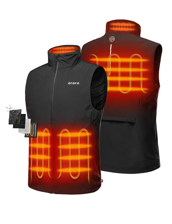 ororo (Open-box) Men's Heated PrimaLoft® Golf Vest (Battery Set Not Included
