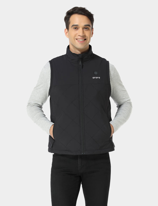 Ororo (Open-box) Men's Heated Quilted Vest (Battery Set Not Included)