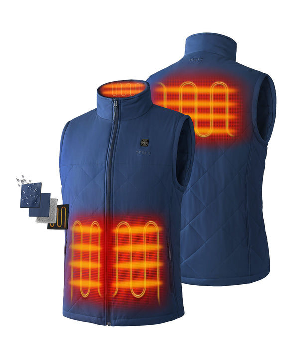 ororo (Open-box) Men's Heated Quilted Vest - New Colors (Battery Set Not Inc