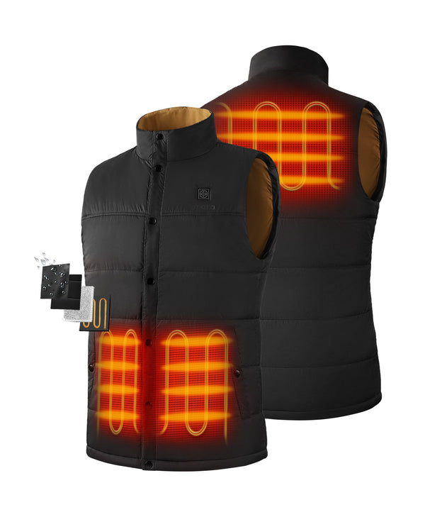 ororo (Open-Box) PuffLyte™ Men's Heated Lightweight Vest (Battery Set Not In