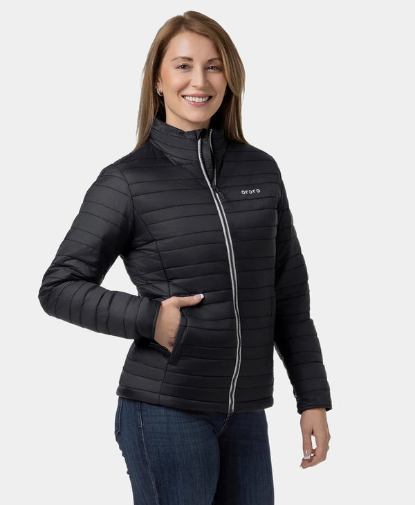 Ororo (Open-box) River Ridge Women's 4-Zone Heated Lightweight Down Jacket(B