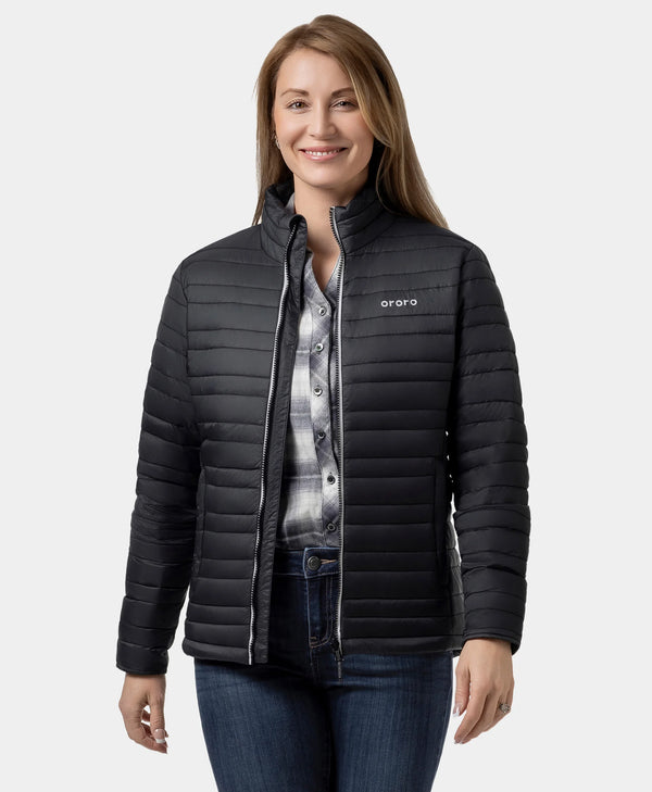 Ororo (Open-box) River Ridge Women's 4-Zone Heated Lightweight Down Jacket(B