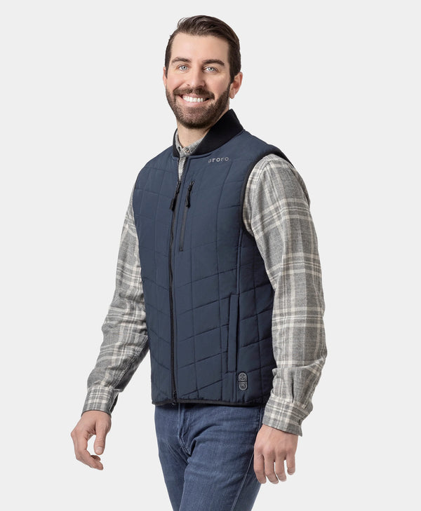 Ororo (Open-box) Scranton Men's 5-Zone Insulated Heated Bomber Vest(Battery