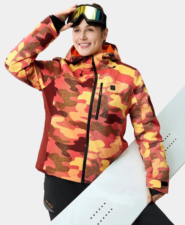 ororo (Open-box) St. Moritz Women's Heated Snow Jacket(Battery Set Not Inclu