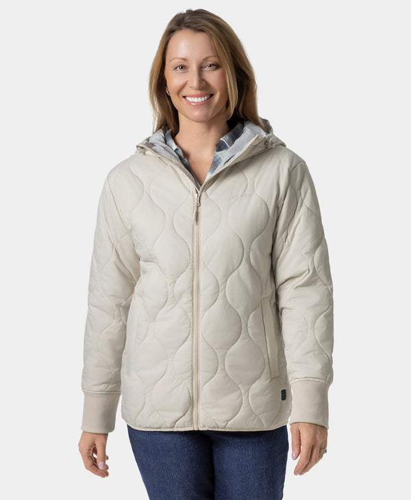ororo (Open-box) Stargazer Women's Heated Quilted Hoodie Jacket(Battery Set
