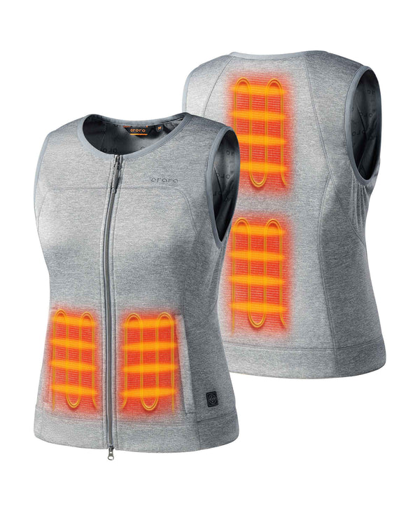 Ororo (Open-box) Suzanne Women's Heated Soft Armor Vest(Battery Set Not Incl