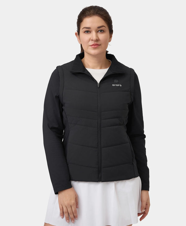 Ororo (Open-box) Turnberry Women's Heated Golf Jacket W/ Zip-off Sleeves(Bat