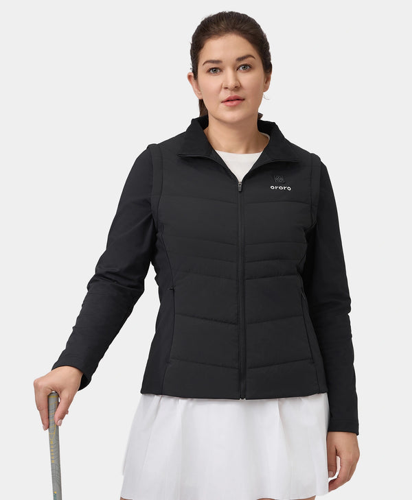Ororo (Open-box) Turnberry Women's Heated Golf Jacket W/ Zip-off Sleeves(Bat