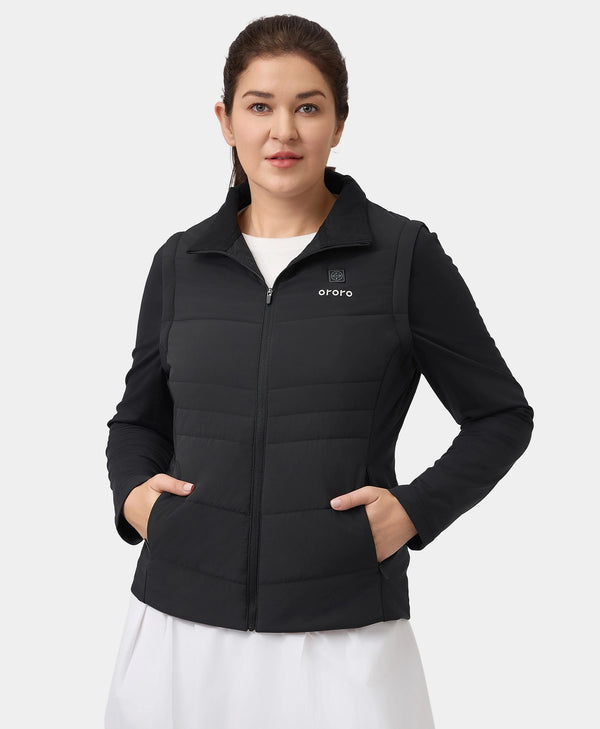ororo (Open-box) Turnberry Women's Heated Golf Jacket w/ Zip-off Sleeves(Bat