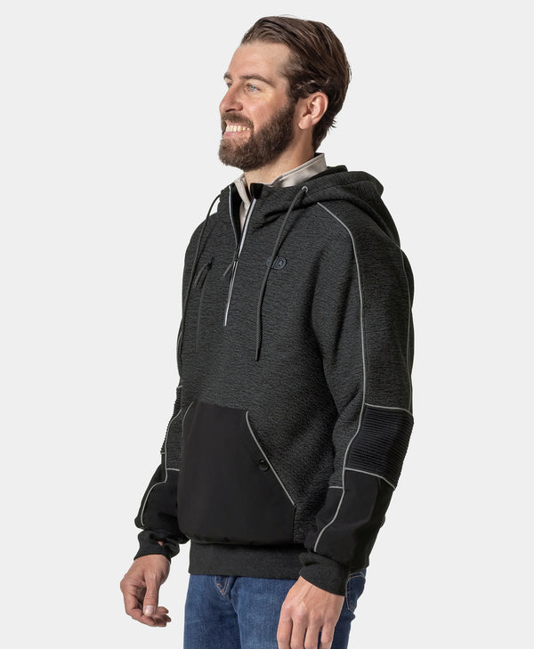 Ororo (Open-box) Wayne Men's 5-Zone Heated Pullover Hoodie(Battery Set Not I