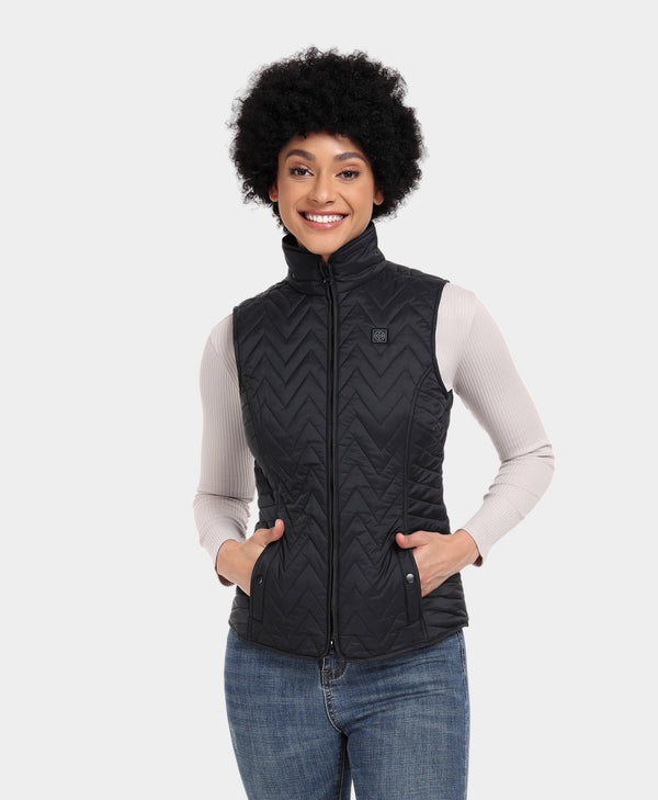 Ororo (Open-Box) Women's Heated Chevron Quilted Vest (Battery Set Not Includ