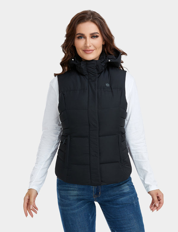 Ororo (Open-box) Women's Heated Down Vest - Slim Fit (Battery Set Not Includ