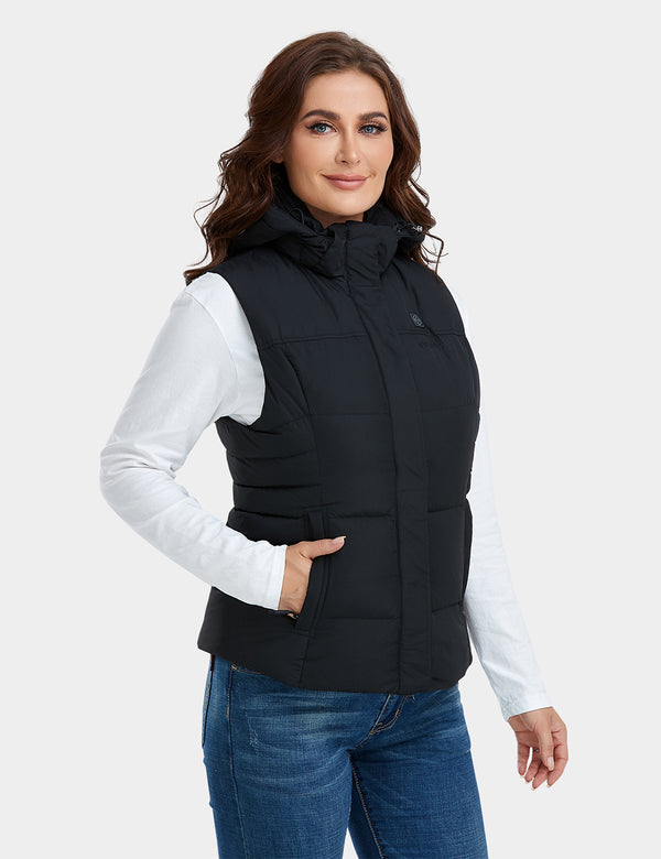 Ororo (Open-box) Women's Heated Down Vest - Slim Fit (Battery Set Not Includ
