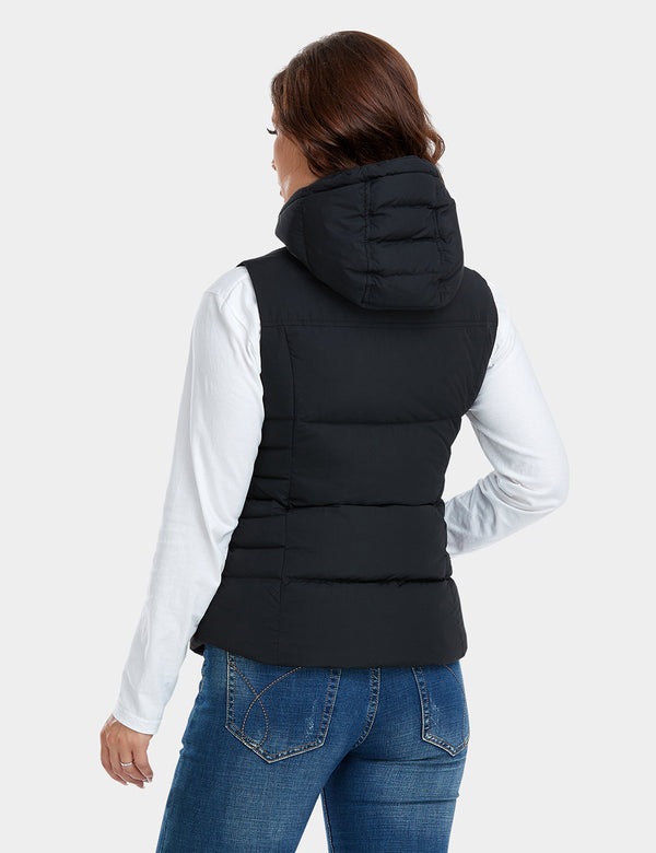 Ororo (Open-box) Women's Heated Down Vest - Slim Fit (Battery Set Not Includ