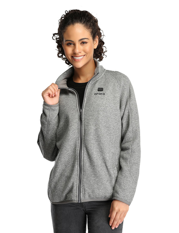 Ororo (Open-box) Women's Heated Fleece Jacket (Battery Set Not Included)