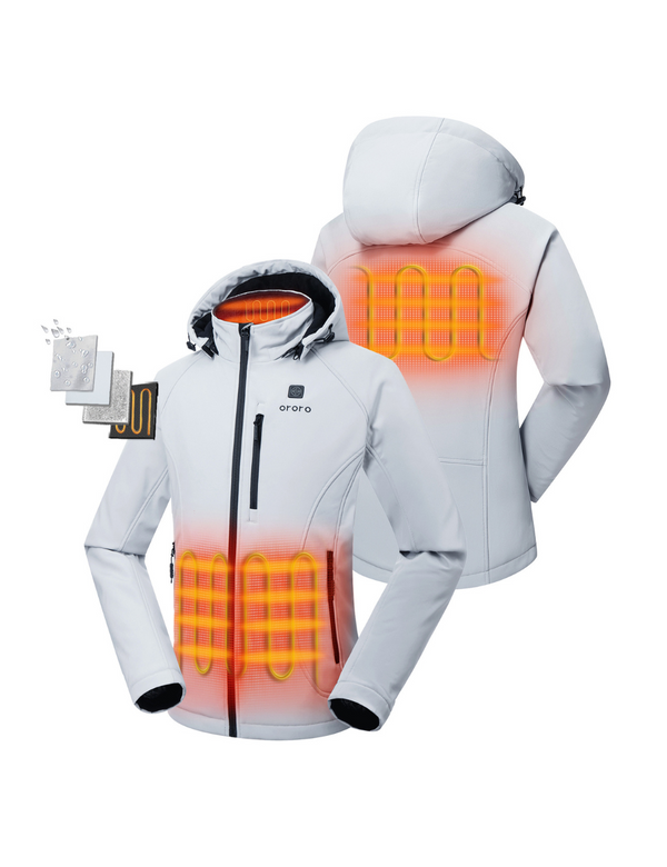 ororo (Open-box) Women's Heated Jacket | 4 Heating Zones | ororo®