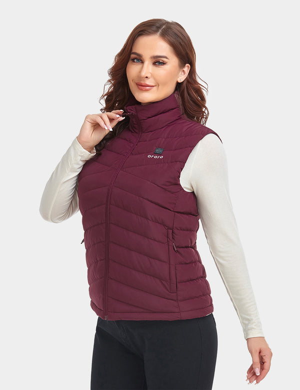 Ororo (Open-box) Women's Heated Lightweight Down Vest (Battery Set Not Inclu