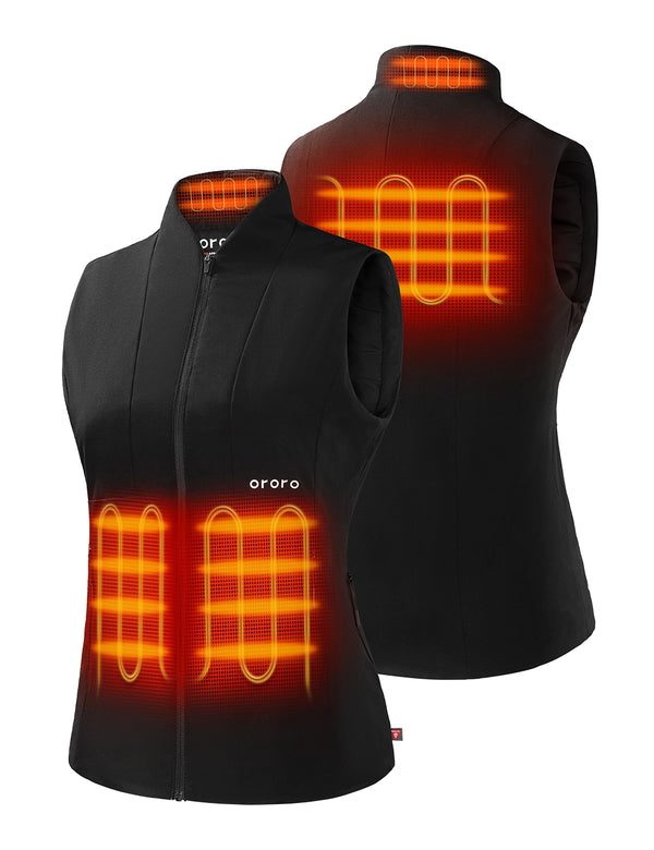 ororo (Open-box) Women's Heated PrimaLoft® Golf Vest (Battery Set Not Includ
