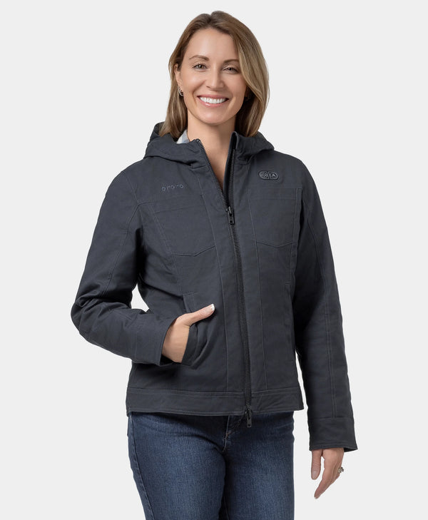 Ororo Heated Canvas Jacket | Women’s Jacket | Ororo®