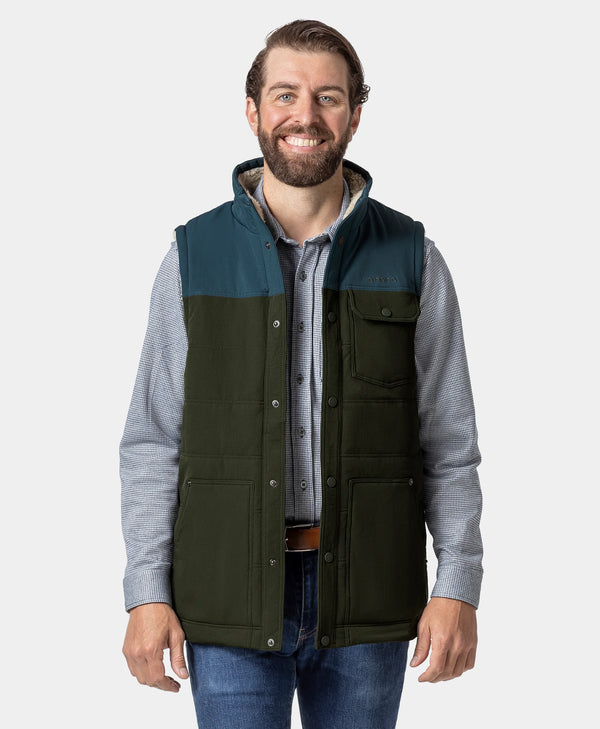 Ororo Heated Sherpa Lined Vest | Men's Vest | Ororo®