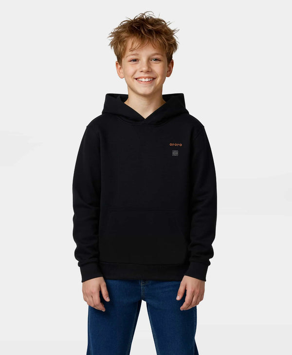 ororo Kids' 4-Zone Heated Pullover Hoodie| ororo