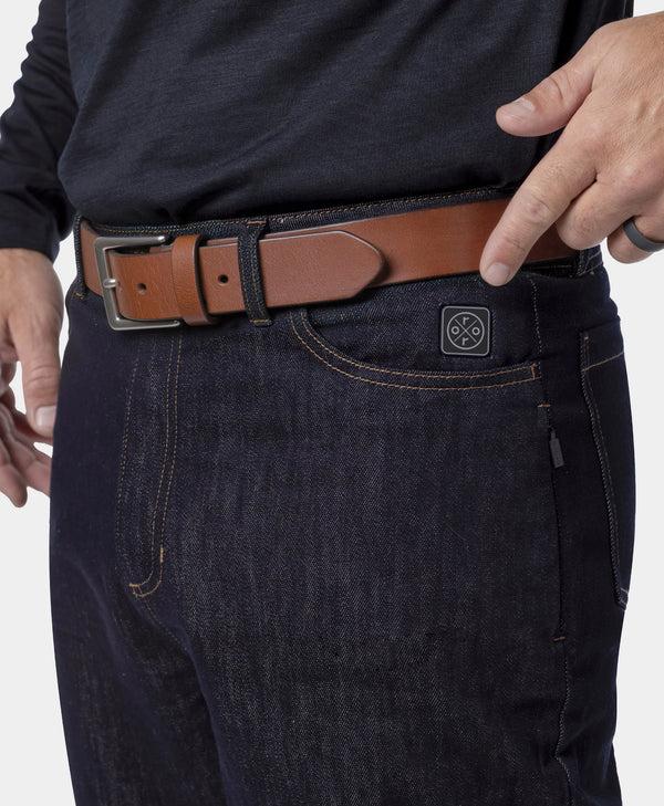 Ororo Men's 3-Zone Heated Denim Pants | Ororo